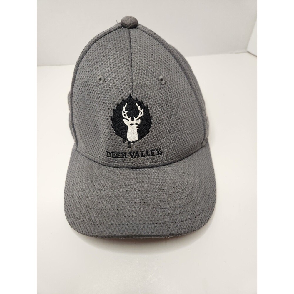 Under Armour Deer Valley Resort Hat Cap Strap Back Gray Youth Utah